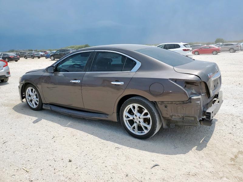 1N4AA5AP2DC847249 - 2013 NISSAN MAXIMA S GRAY photo 2
