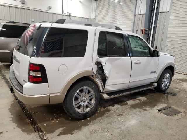 1FMEU74E27UB80136 - 2007 FORD EXPLORER EDDIE BAUER WHITE photo 3