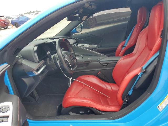 1G1YA2D42M5114172 - 2021 CHEVROLET CORVETTE STINGRAY 1LT BLUE photo 7