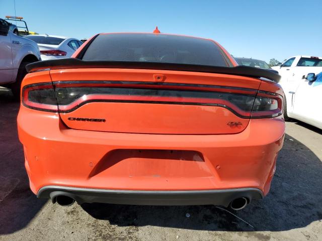 2C3CDXGJ8GH308357 - 2016 DODGE CHARGER R/T SCAT PACK ORANGE photo 6