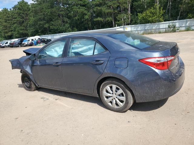 2T1BURHE4GC693897 - 2016 TOYOTA COROLLA L BLUE photo 2