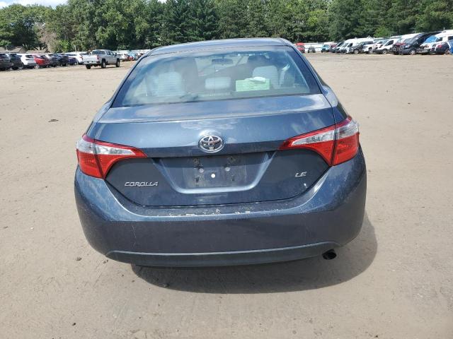 2T1BURHE4GC693897 - 2016 TOYOTA COROLLA L BLUE photo 6