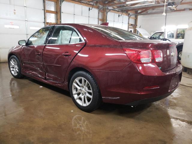 1G11C5SLXFF250702 - 2015 CHEVROLET MALIBU 1LT BURGUNDY photo 2