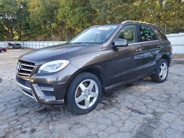 4JGDA5HB8EA341001 - 2014 MERCEDES-BENZ ML 350 4MATIC TAN photo 1