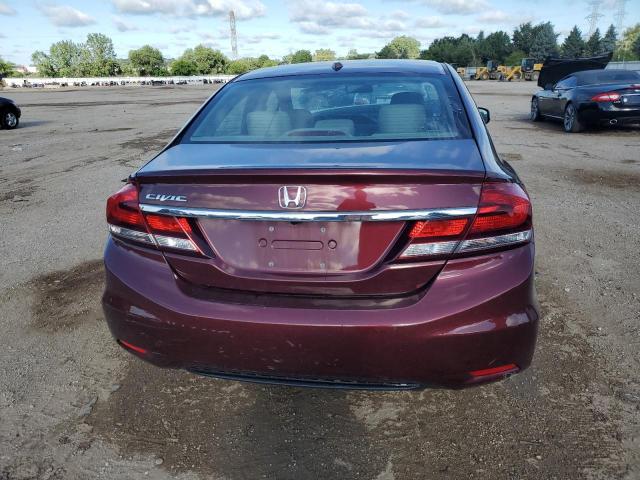 19XFB2F92DE058291 - 2013 HONDA CIVIC EXL برغندي صورة 6