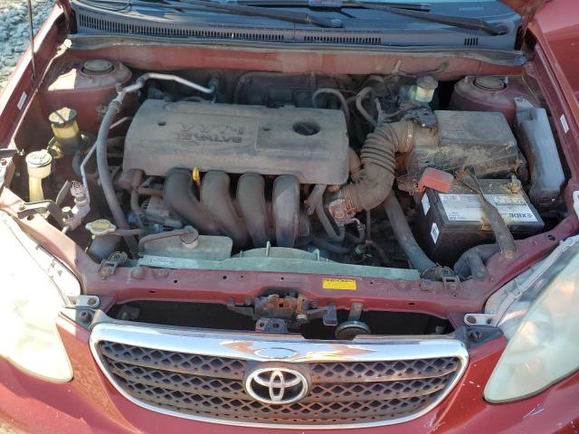 1NXBR32E58Z007261 - 2008 TOYOTA COROLLA CE MAROON photo 11