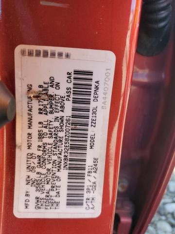 1NXBR32E58Z007261 - 2008 TOYOTA COROLLA CE MAROON photo 12