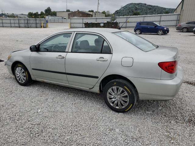 1NXBR32E73Z044336 - 2003 TOYOTA COROLLA CE SILVER photo 2