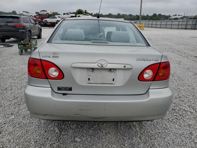 1NXBR32E73Z044336 - 2003 TOYOTA COROLLA CE SILVER photo 6