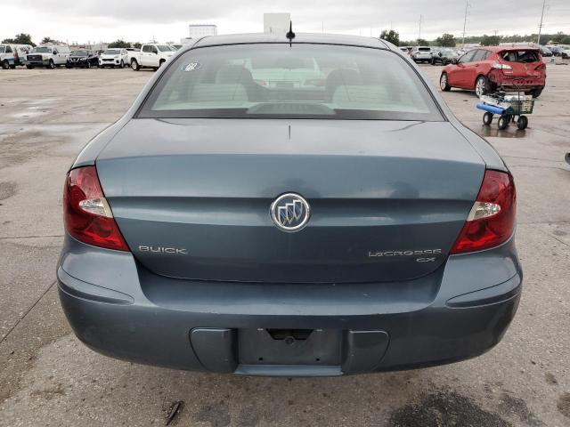 2G4WC582X61248608 - 2006 BUICK LACROSSE CX TURQUOISE photo 6