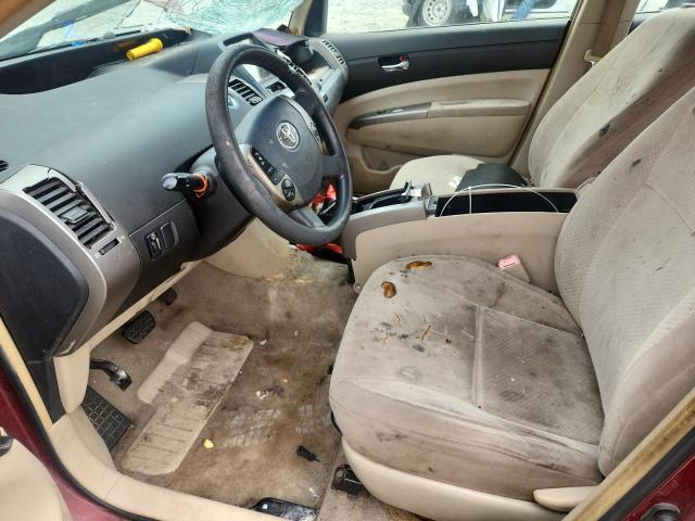 JTDKB20U257044033 - 2005 TOYOTA PRIUS MAROON photo 7