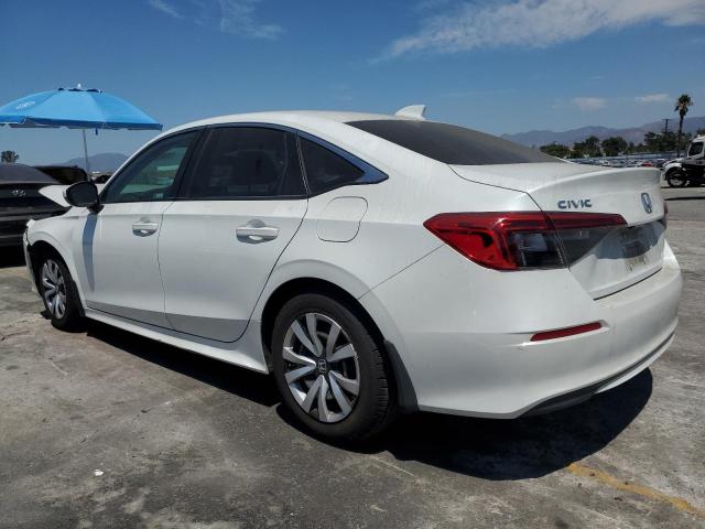 2HGFE2F24NH520836 - 2022 HONDA CIVIC LX WHITE photo 2