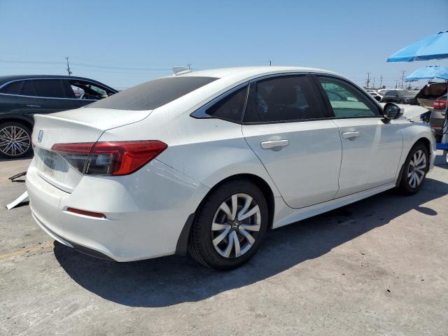 2HGFE2F24NH520836 - 2022 HONDA CIVIC LX WHITE photo 3