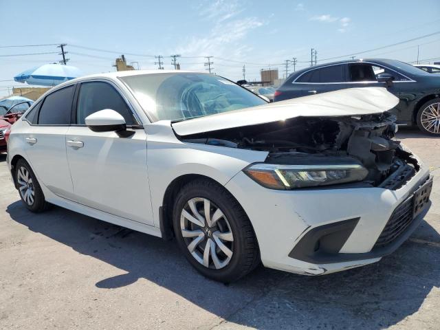 2HGFE2F24NH520836 - 2022 HONDA CIVIC LX WHITE photo 4