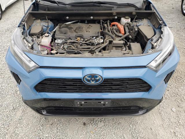 4T3T6RFV3PU127186 - 2023 TOYOTA RAV4 SE BLUE photo 12