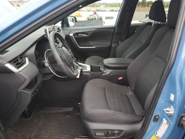 4T3T6RFV3PU127186 - 2023 TOYOTA RAV4 SE BLUE photo 7