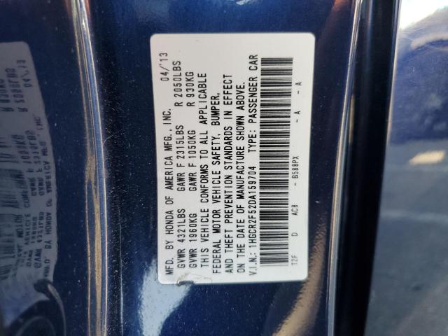 1HGCR2F52DA159704 - 2013 HONDA ACCORD SPORT Bleu photo 13