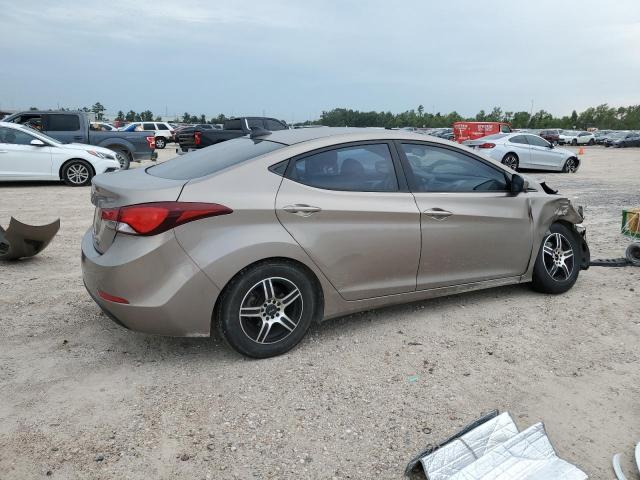 5NPDH4AE9GH719482 - 2016 HYUNDAI ELANTRA SE TAN photo 3