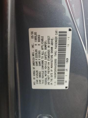1HGCM72656A020650 - 2006 HONDA ACCORD EX BLUE photo 12