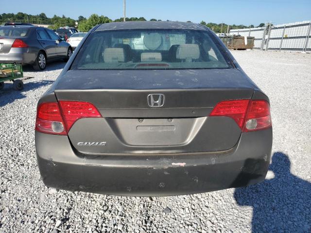 2HGFA16896H523663 - 2006 HONDA CIVIC EX GRAY photo 6