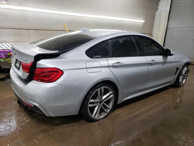 WBA4J3C59JBG96838 - 2018 BMW 430XI GRAN COUPE SILVER photo 3