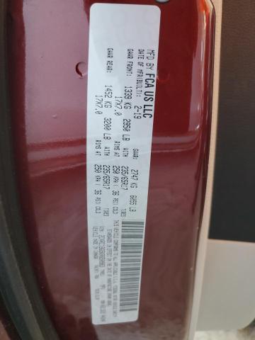 2C4RC1BG5KR650983 - 2019 CHRYSLER PACIFICA TOURING L მუქწითელი ფოტო 13