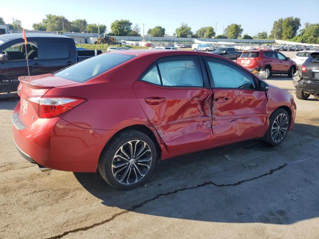 2T1BURHE3GC591426 - 2016 TOYOTA COROLLA L წითელი ფოტო 3