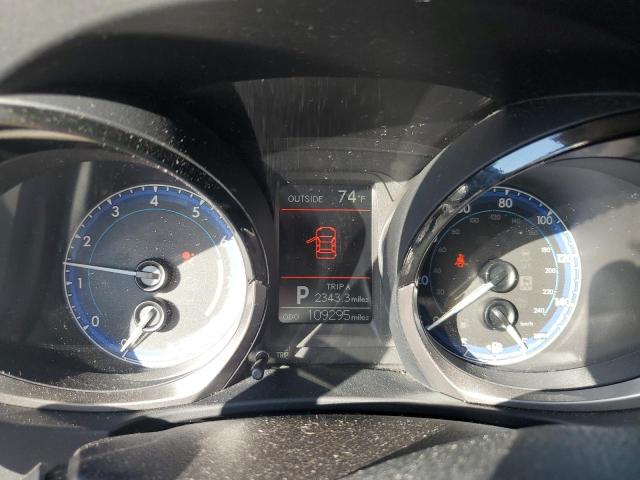 2T1BURHE3GC591426 - 2016 TOYOTA COROLLA L წითელი ფოტო 9