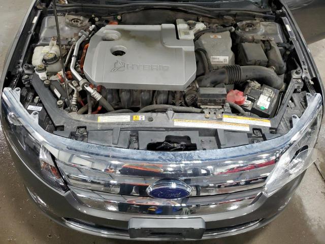 3FADP0L37BR253229 - 2011 FORD FUSION HYBRID GRAY photo 11