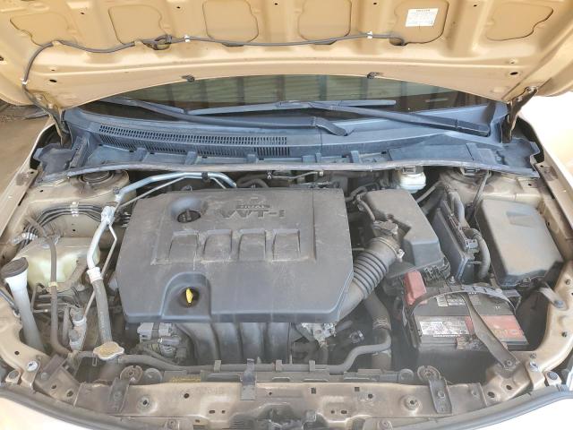 2T1BU4EE8CC764049 - 2012 TOYOTA COROLLA BASE ذهبي صورة 11