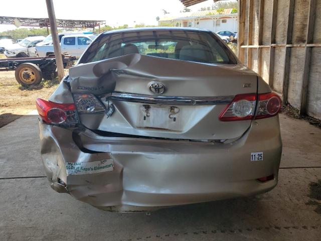 2T1BU4EE8CC764049 - 2012 TOYOTA COROLLA BASE ذهبي صورة 6