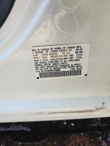 2HJYK16516H515966 - 2006 HONDA RIDGELINE RTL Ağ foto 12