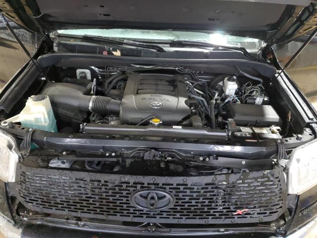 5TFRW5F16HX219549 - 2017 TOYOTA TUNDRA DOUBLE CAB SR/SR5 BLACK photo 12