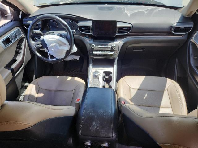 1FMSK8FH6LGA72388 - 2020 FORD EXPLORER LIMITED WHITE photo 8