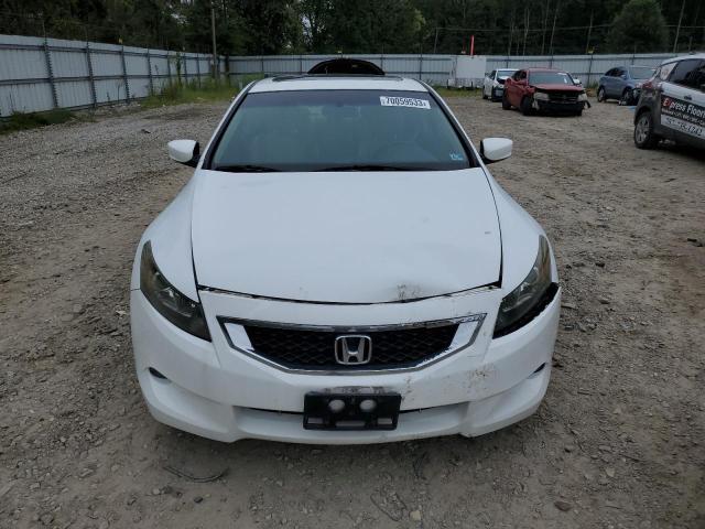 1HGCS22818A016012 - 2008 HONDA ACCORD EXL WHITE photo 5