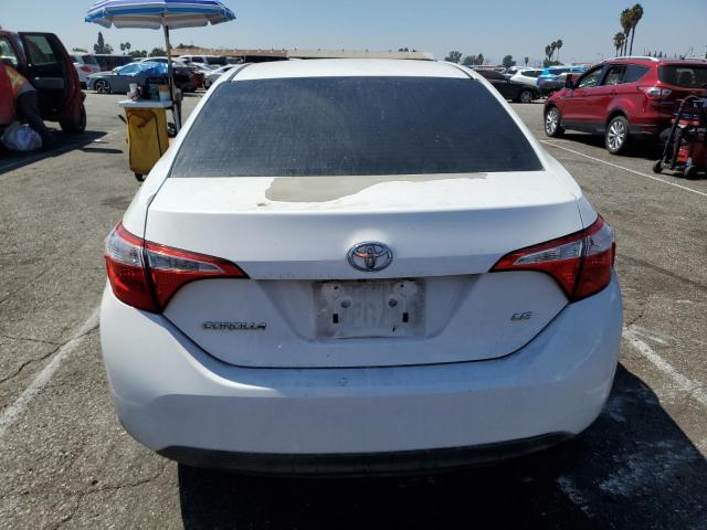 5YFBURHEXEP137557 - 2014 TOYOTA COROLLA L WHITE photo 6