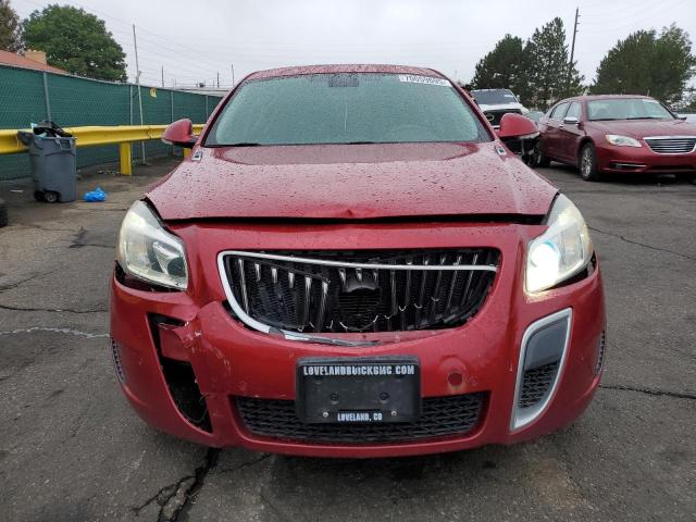2G4GV5GV7D9227434 - 2013 BUICK REGAL GS Tünd qırmızı foto 5