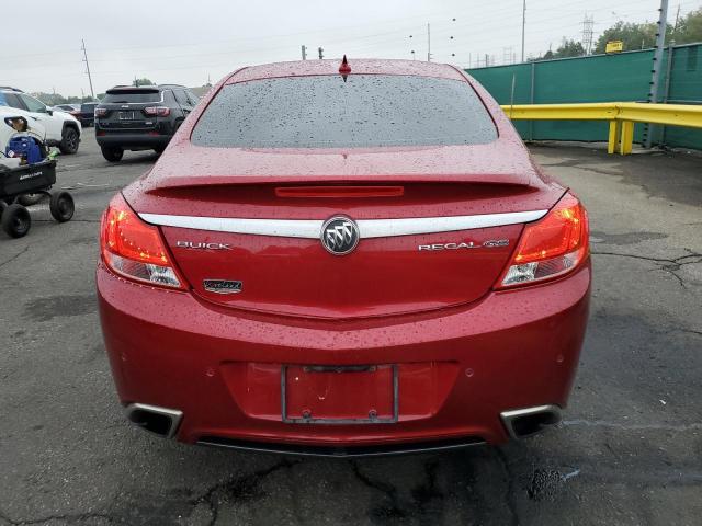 2G4GV5GV7D9227434 - 2013 BUICK REGAL GS Tünd qırmızı foto 6