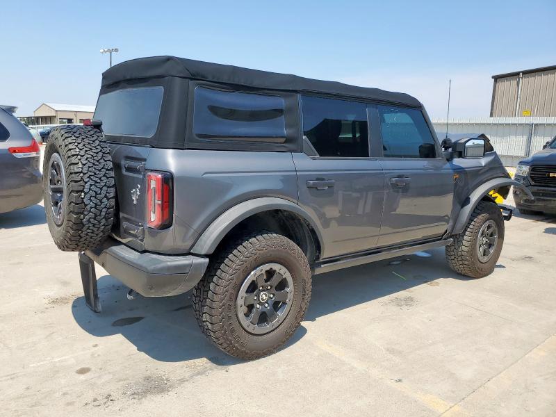 1FMEE5DP3MLB04025 - 2021 FORD BRONCO BASE ნაცრისფერი ფოტო 3