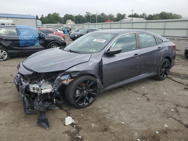 2HGFC2F80LH549466 - 2020 HONDA CIVIC SPORT GRAY photo 1