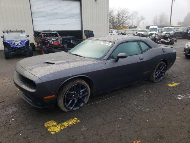 2C3CDZAG3MH568184 - 2021 DODGE CHALLENGER SXT GRAY photo 1