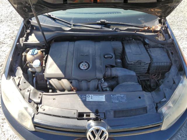 WVWDB7AJ4AW091820 - 2010 VOLKSWAGEN GOLF BLACK photo 11