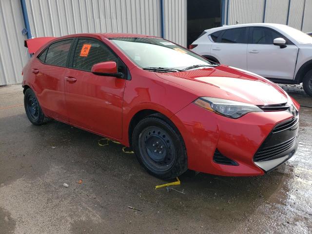 2T1BURHEXHC890235 - 2017 TOYOTA COROLLA L RED photo 4