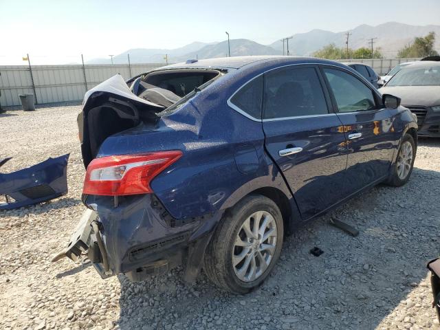 3N1AB7AP4JL636396 - 2018 NISSAN SENTRA S BLUE photo 3