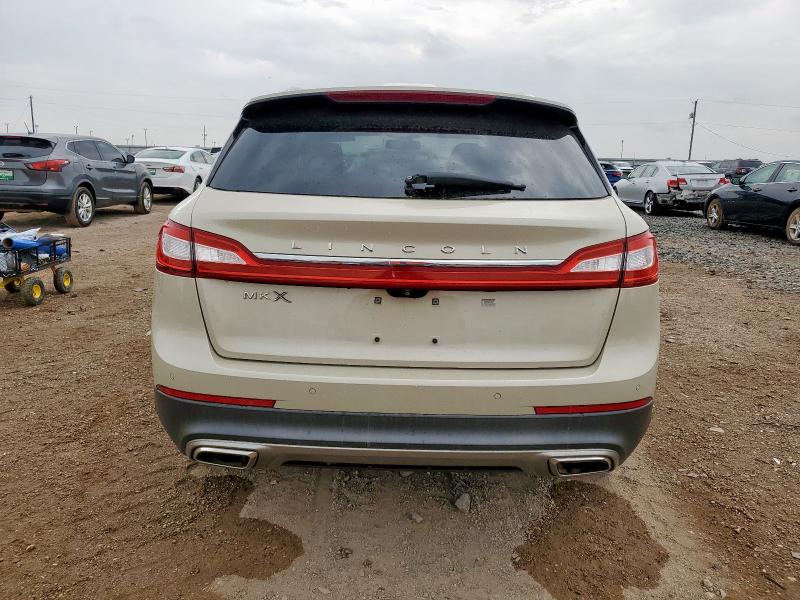 2LMTJ6LR0GBL70865 - 2016 LINCOLN MKX RESERVE BEIGE photo 6