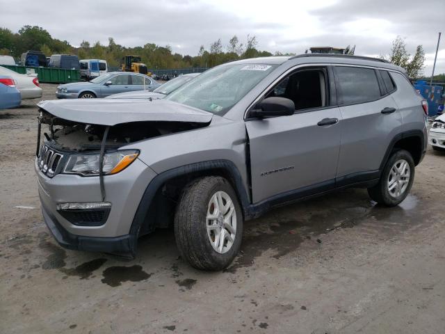 3C4NJDABXMT502873 - 2021 JEEP COMPASS SPORT GRAY photo 1