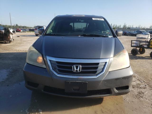 5FNRL3H7XAB112695 - 2010 HONDA ODYSSEY EXL GRAY photo 5