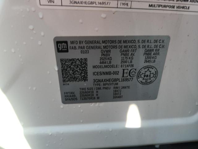 3GNAXHEG8PL169577 - 2023 CHEVROLET EQUINOX LS Biały zdjęcie 14