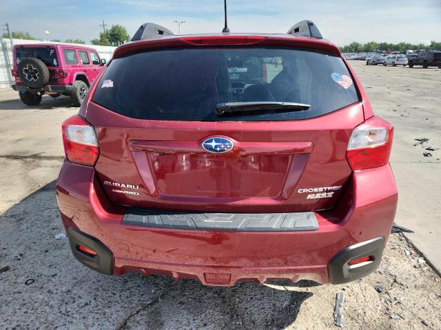 JF2GPABC8HH256909 - 2017 SUBARU CROSSTREK PREMIUM MAROON photo 6