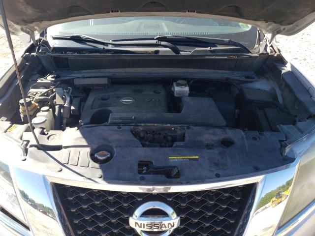 5N1AR2MM6FC600799 - 2015 NISSAN PATHFINDER S SILVER photo 12